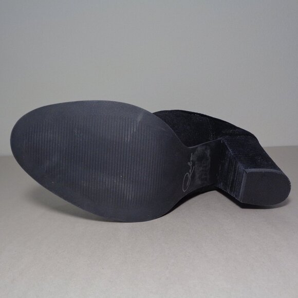 Reba Size 8.5 M / ZANIA / Black / Leather / Heeled Ankle Boots New Women's Shoes - Picture 13 of 16